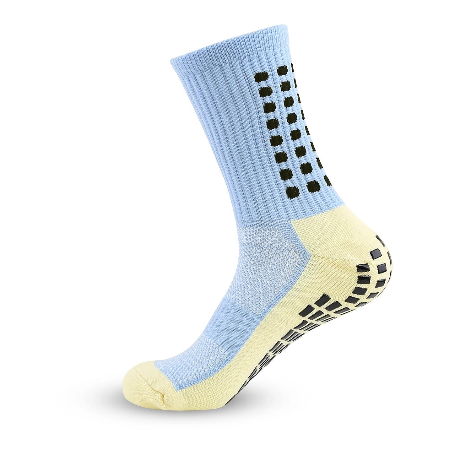 Chaussettes Antidérapantes de Football - Performance bleu ciel