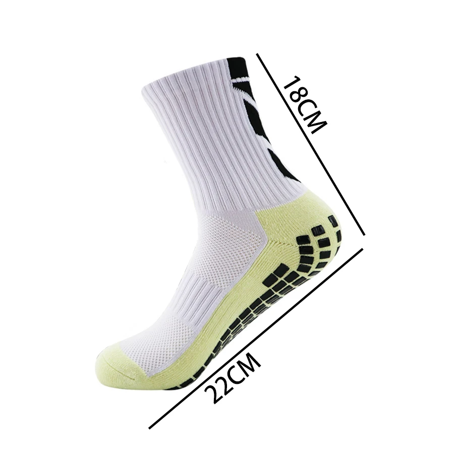 Chaussettes antidérapantes futgrip de football